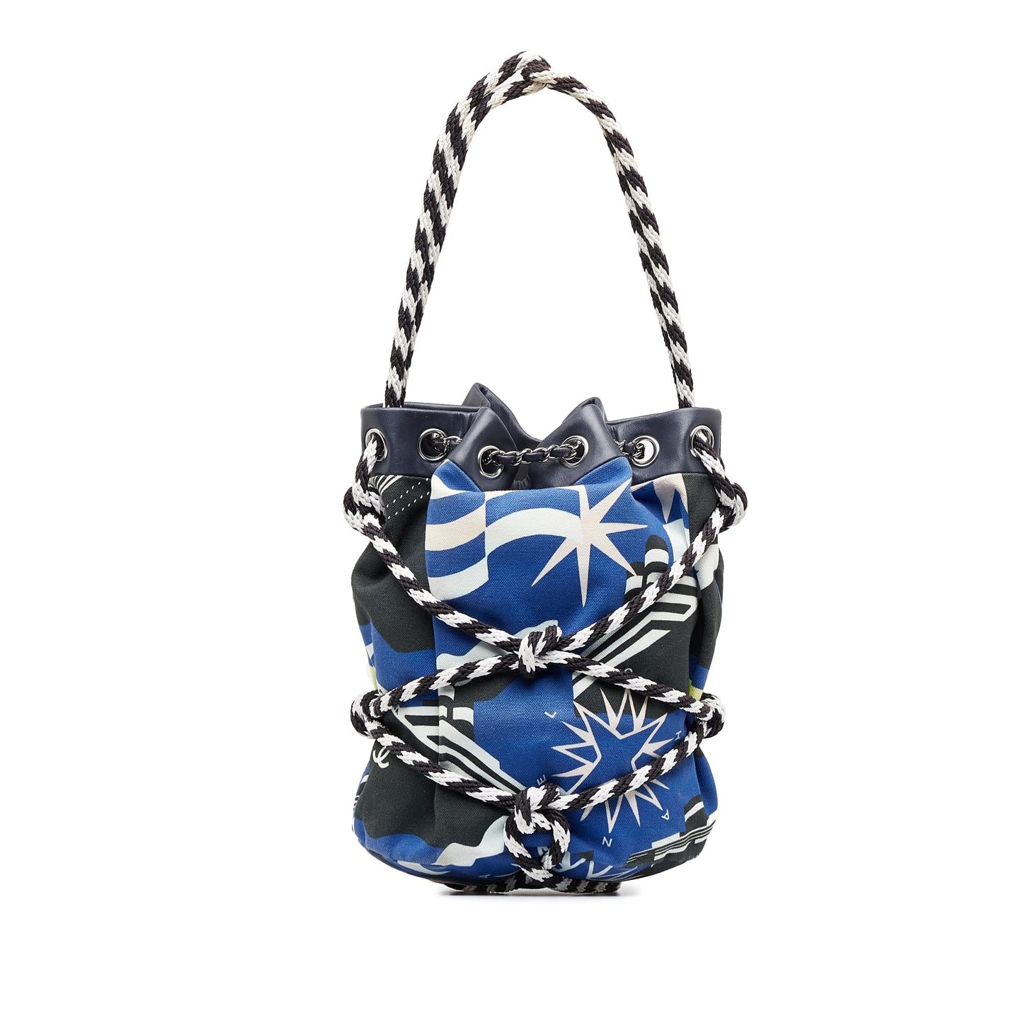 Chanel Cotton Drawstring Bag (SHG-UMw97D)