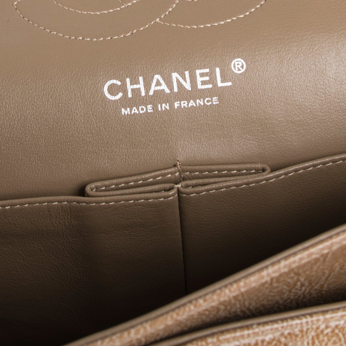 Chanel Crinkled Patent Leather Medium Classic Double Flap Bag