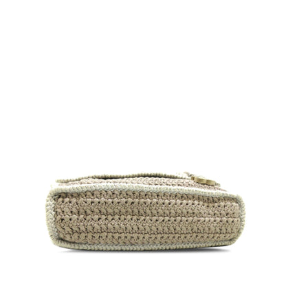 Chanel Crochet Camellia Flap (SHG-zv45xL)