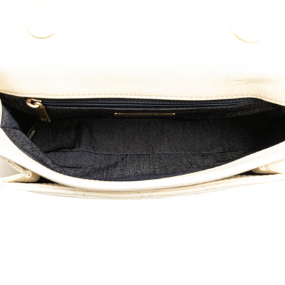 Chanel Crumpled Calfskin En Vogue Rope Flap