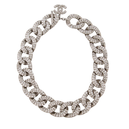 Chanel Crystal CC Choker Necklace (SHF-20258)