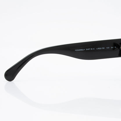Chanel Crystal CC Shield Sunglasses