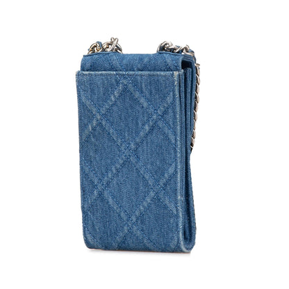 Chanel Denim 19 Phone Holder with Chain