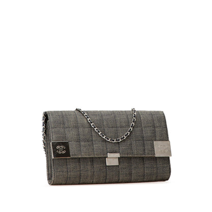 Chanel Denim Choco Bar Chain Flap (SHG-rispJa)