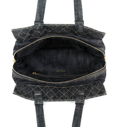 Chanel Denim Front Pocket Tote