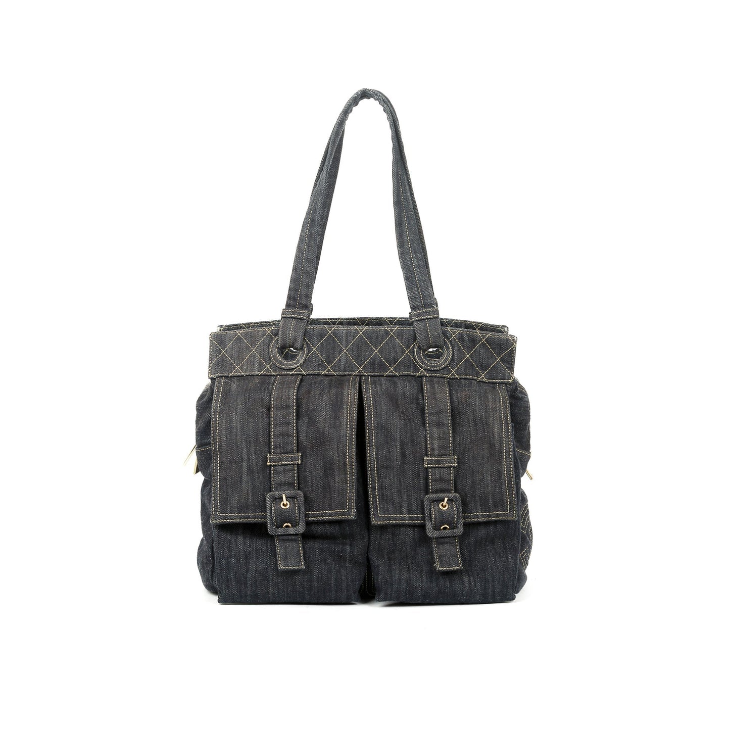 Chanel Denim Front Pocket Tote
