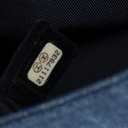 Chanel Denim Patchwork Medium Boy Bag