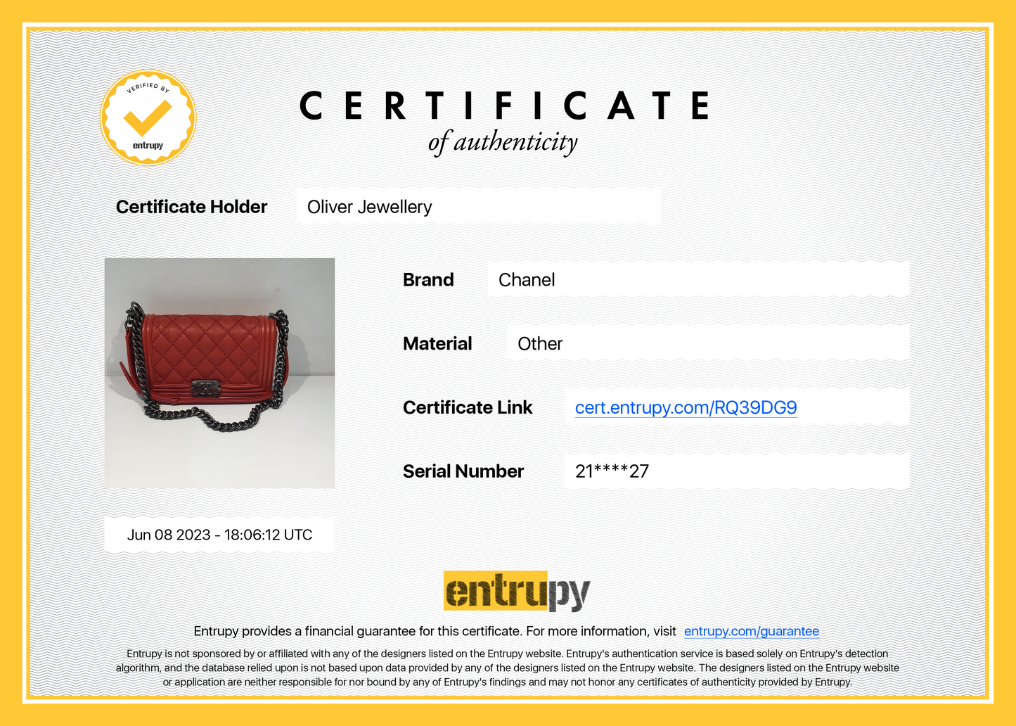 Chanel Double Stitch Medium Boy Bag