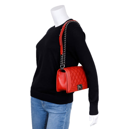 Chanel Double Stitch Medium Boy Bag