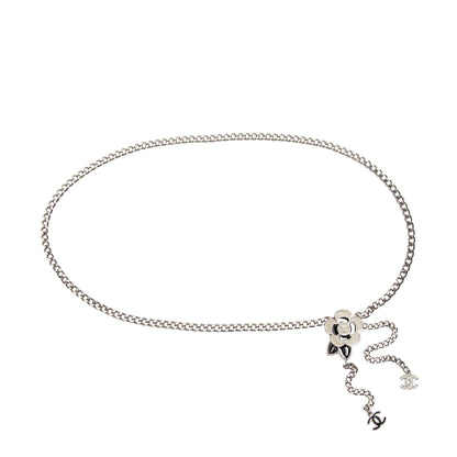 Chanel Enamel Camillia CC Chain Belt - Size OS (SHF-ZLPhfe)