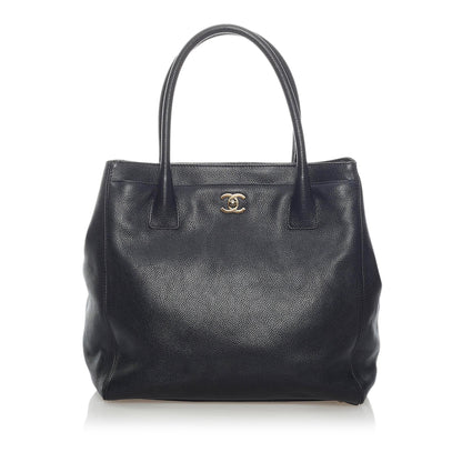 Chanel Executive Cerf Leather Handbag (SHG-33477)