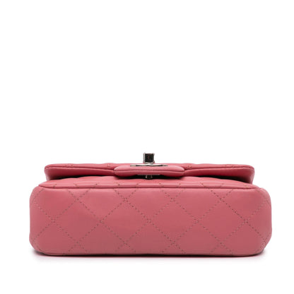 Chanel Extra Mini Rectangular Classic Lambskin Single Flap
