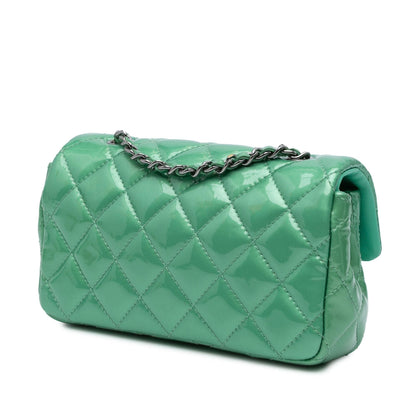 Chanel Extra Mini Rectangular Classic Patent Single Flap