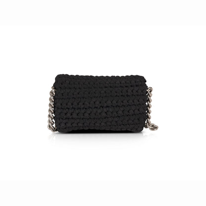 Chanel Fancy Crochet Flap Bag