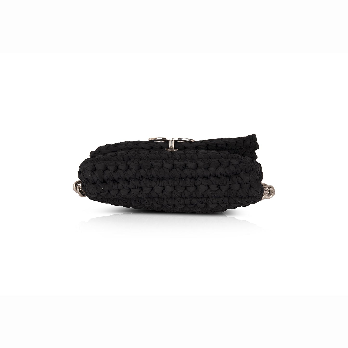 Chanel Fancy Crochet Flap Bag