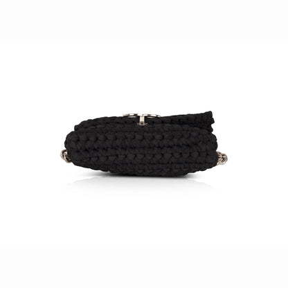 Chanel Fancy Crochet Flap Bag
