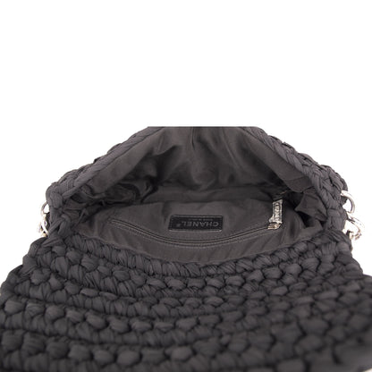 Chanel Fancy Crochet Flap Bag