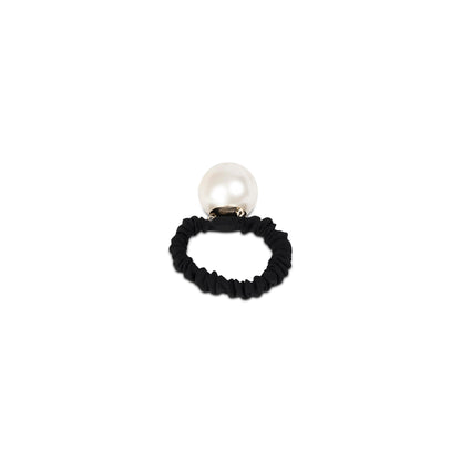 Chanel Faux Pearl CC Hair Scrunchie
