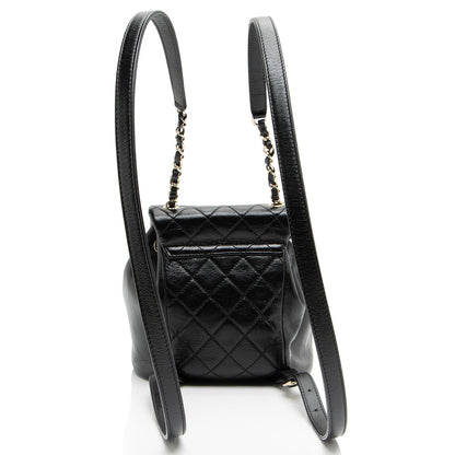 Chanel Glazed Calfskin Duma Small Backpack