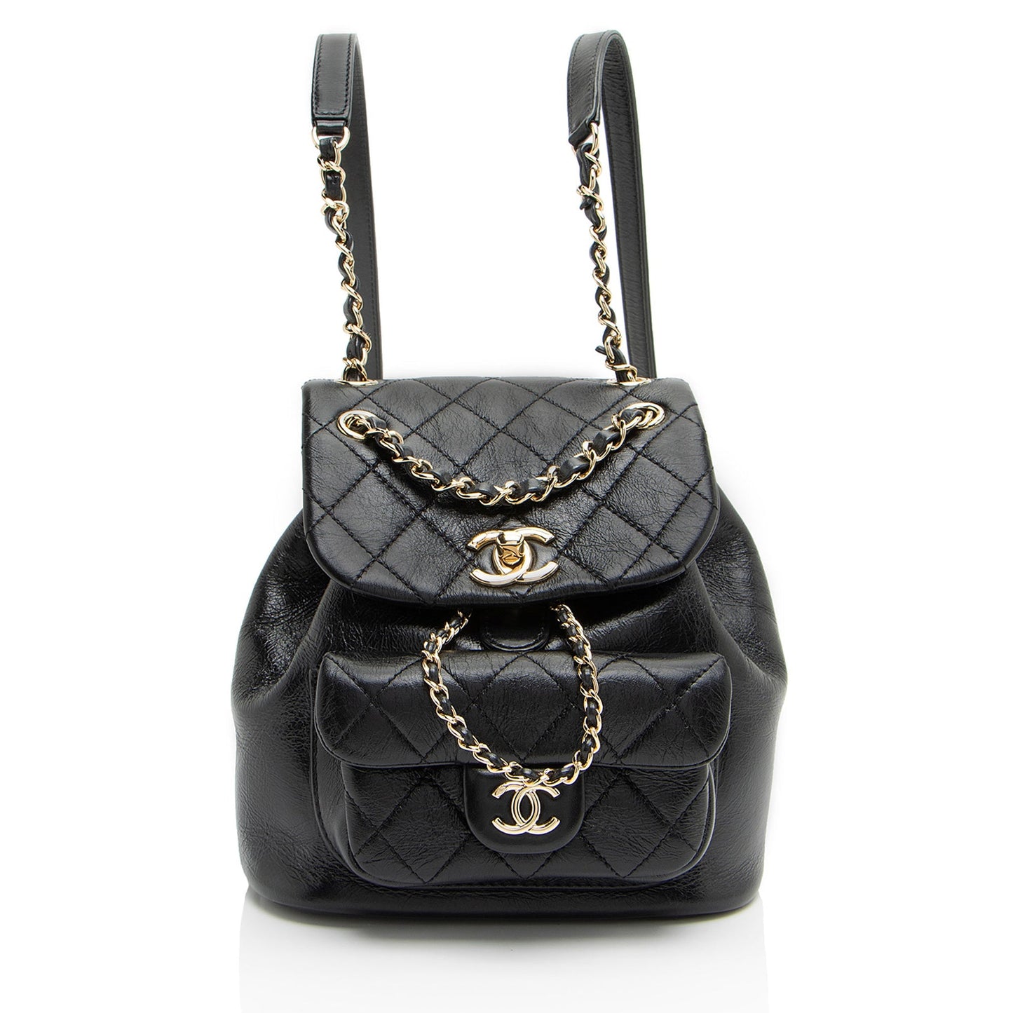 Chanel Glazed Calfskin Duma Small Backpack