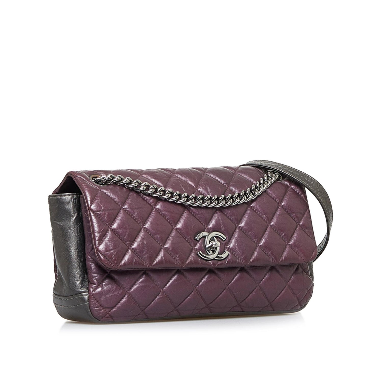 Chanel Glazed Matelasse Portobello Flap Bag (SHG-mJ667g)