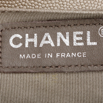 Chanel Gold Metallic Caviar Leather Medium Boy Bag
