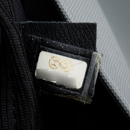 Chanel Grey & Black Nylon Interlocking CC Logo Sport Ligne Messenger Bag