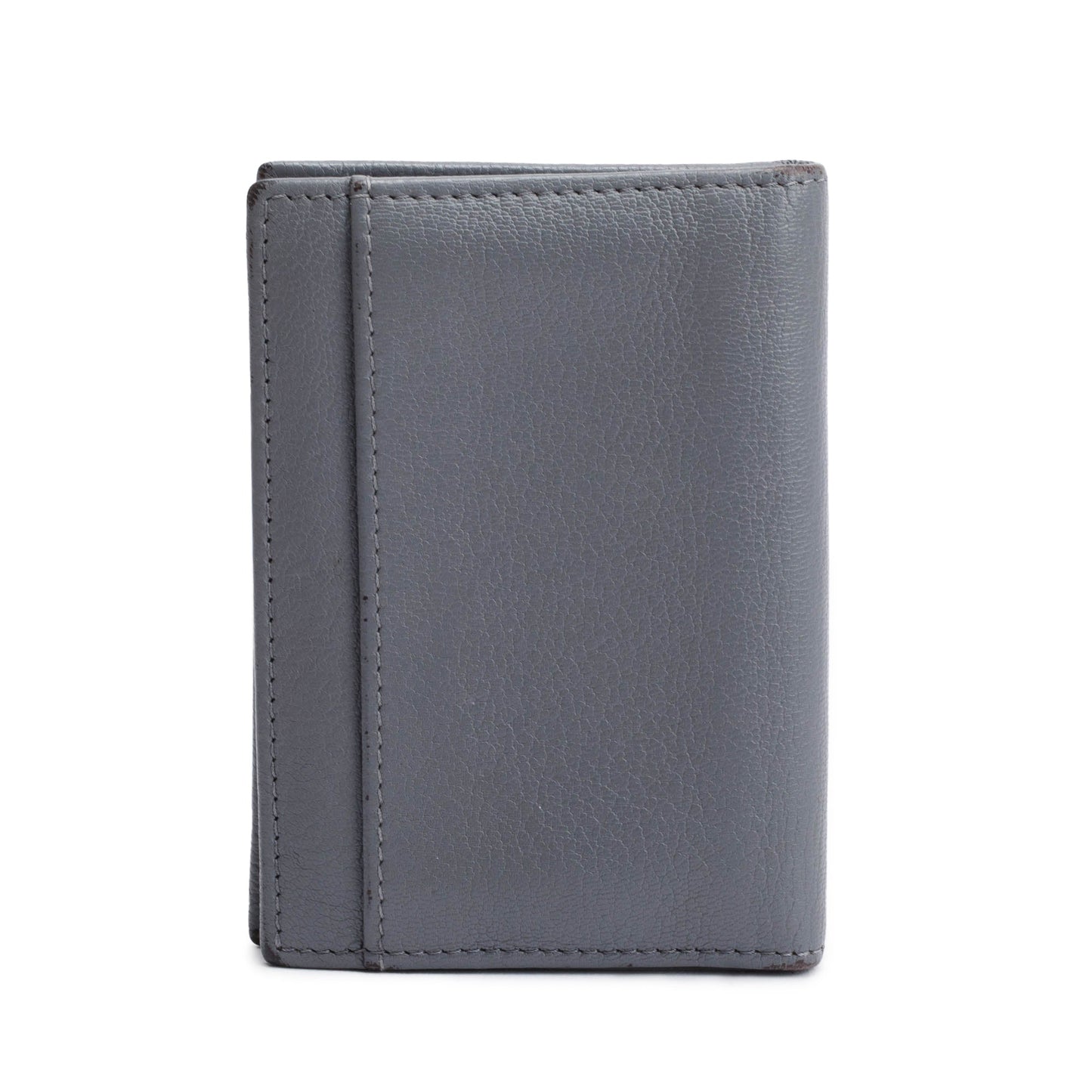 Chanel Grey Calfskin Leather CC Pocket Organizer