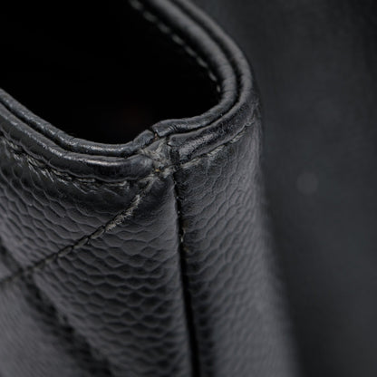 Chanel Grey Caviar Leather XL Grand Shopping Tote (GST)