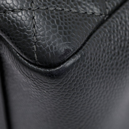 Chanel Grey Caviar Leather XL Grand Shopping Tote (GST)