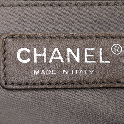 Chanel Grey Caviar Leather XL Grand Shopping Tote (GST)
