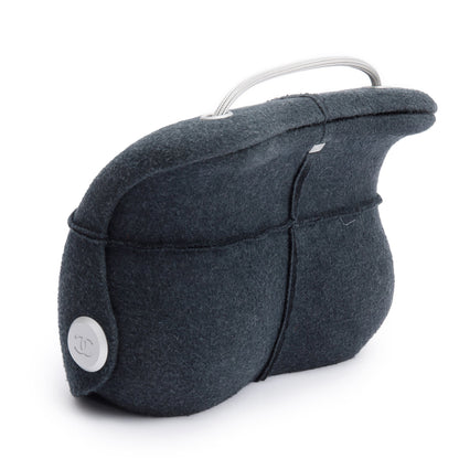 Chanel Grey Wool Identification Millenium Crossbody Bag