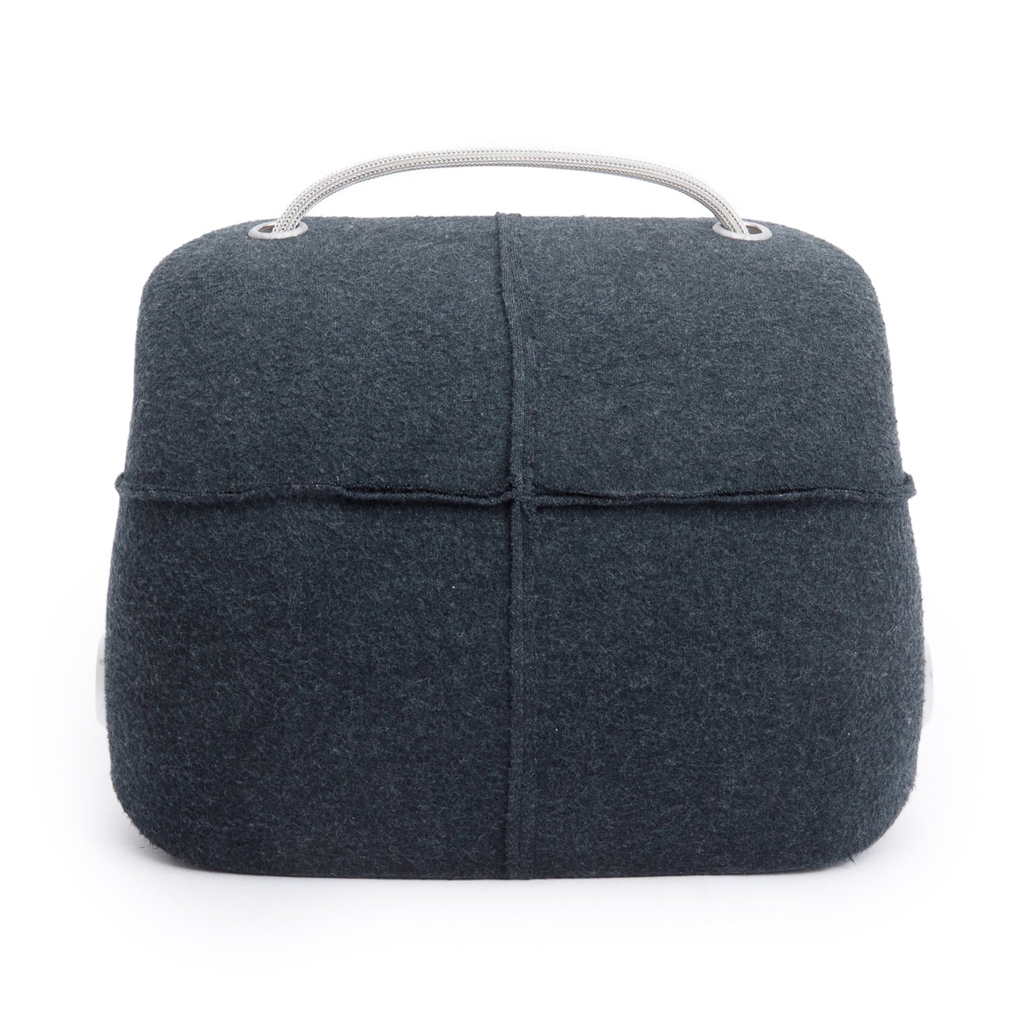 Chanel Grey Wool Identification Millenium Crossbody Bag