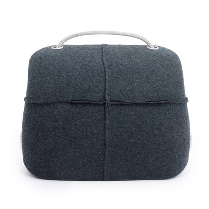 Chanel Grey Wool Identification Millenium Crossbody Bag