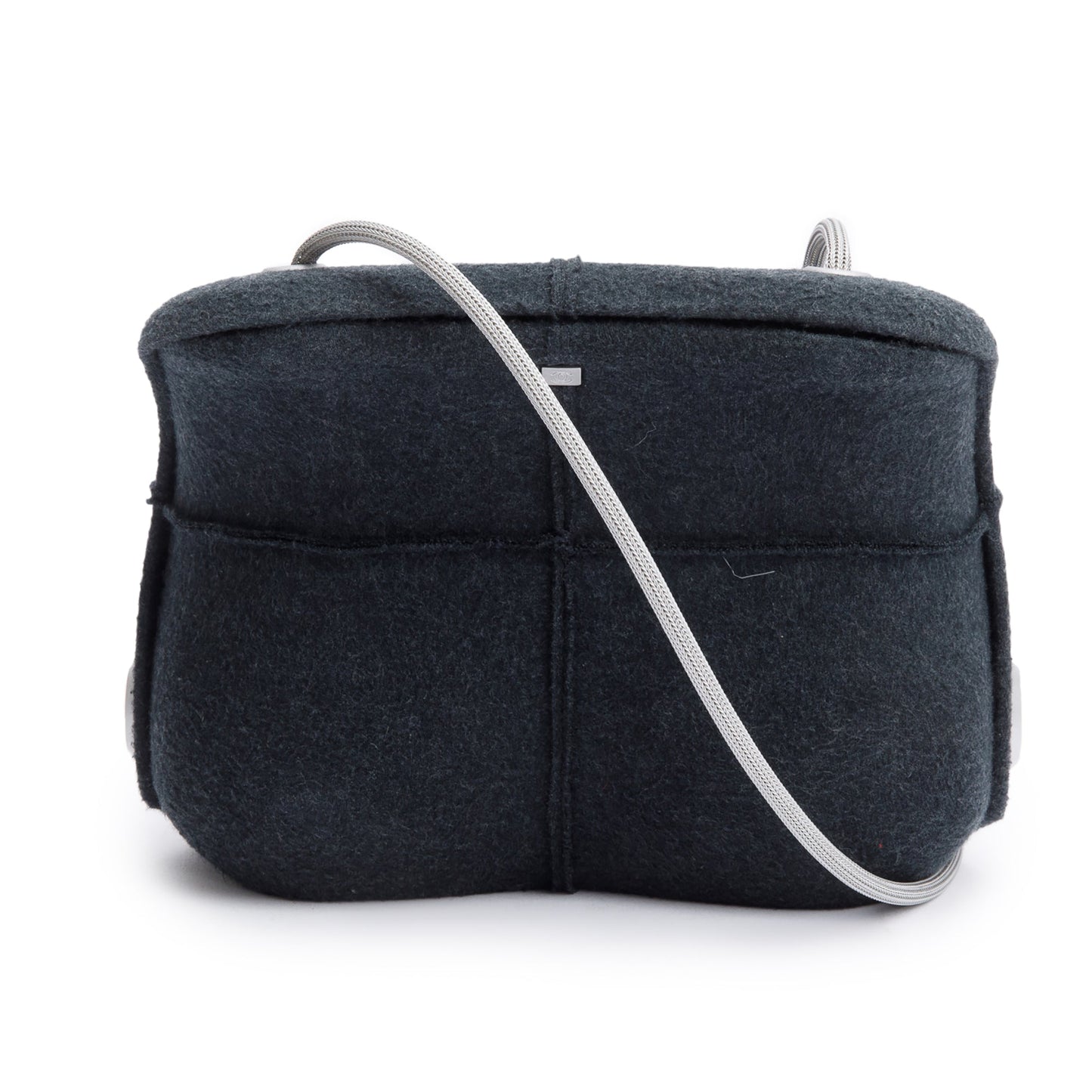 Chanel Grey Wool Identification Millenium Crossbody Bag