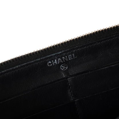 Chanel Interlocking CC Logo Continental Wallet