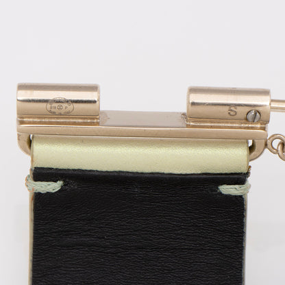 Chanel Iridescent Calfskin CC Hinged Bracelet