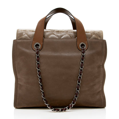 Chanel Iridescent Calfskin In The Mix Tote (SHF-13738)