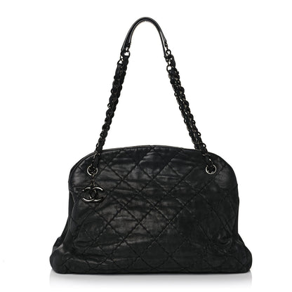 CHANEL IRIDESCENT CALFSKIN LEATHER LARGE JUST MADEMOISELLE BAG