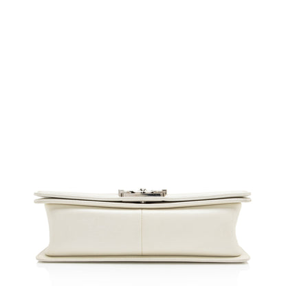 Chanel Iridescent Calfskin Old Medium Boy Bag
