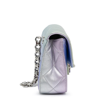 Chanel Iridescent Lambskin Wristlet Clutch Bag (SHG-OsxRyI)