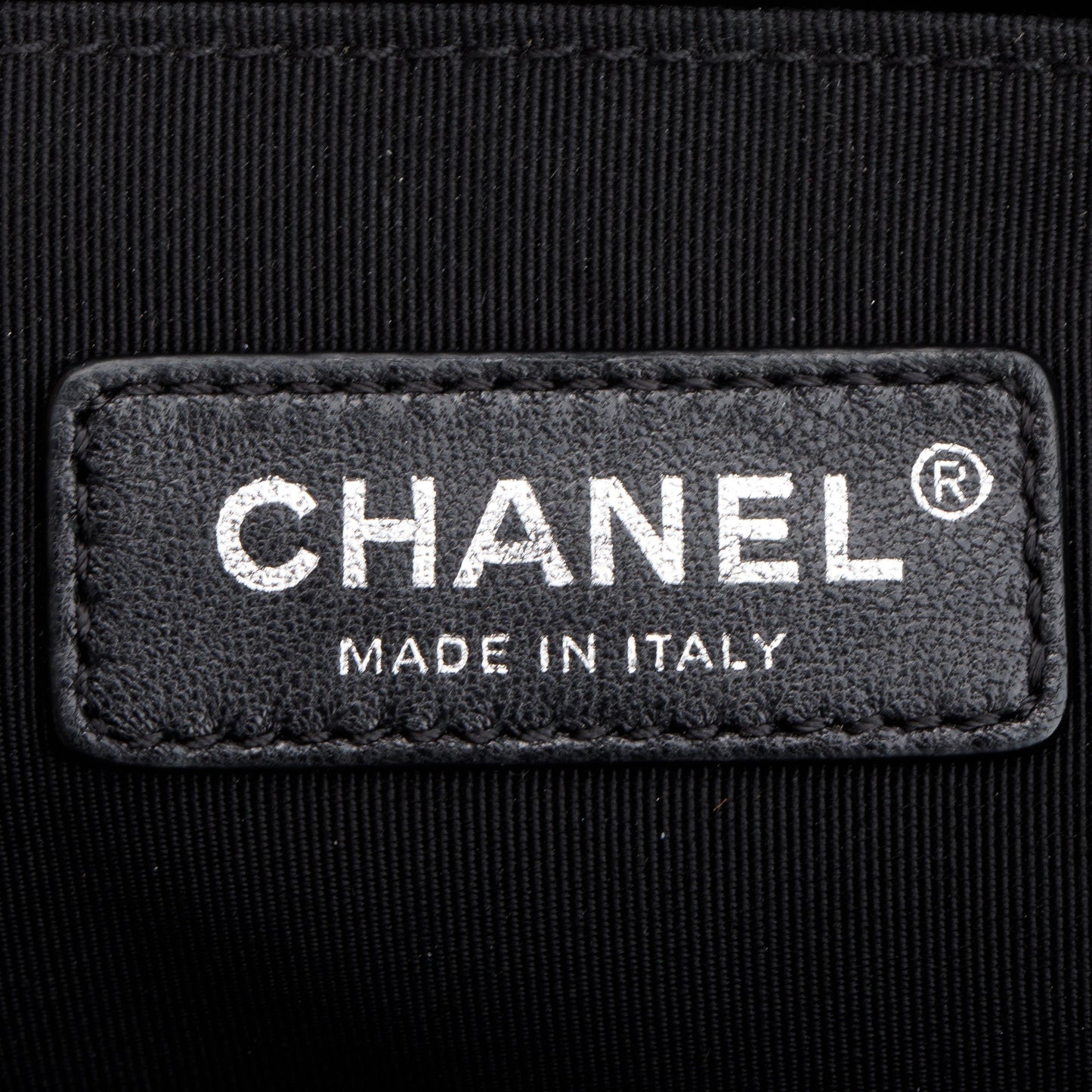 Chanel Iridescent Metal Black Lambskin Leather LED Medium Boy Bag