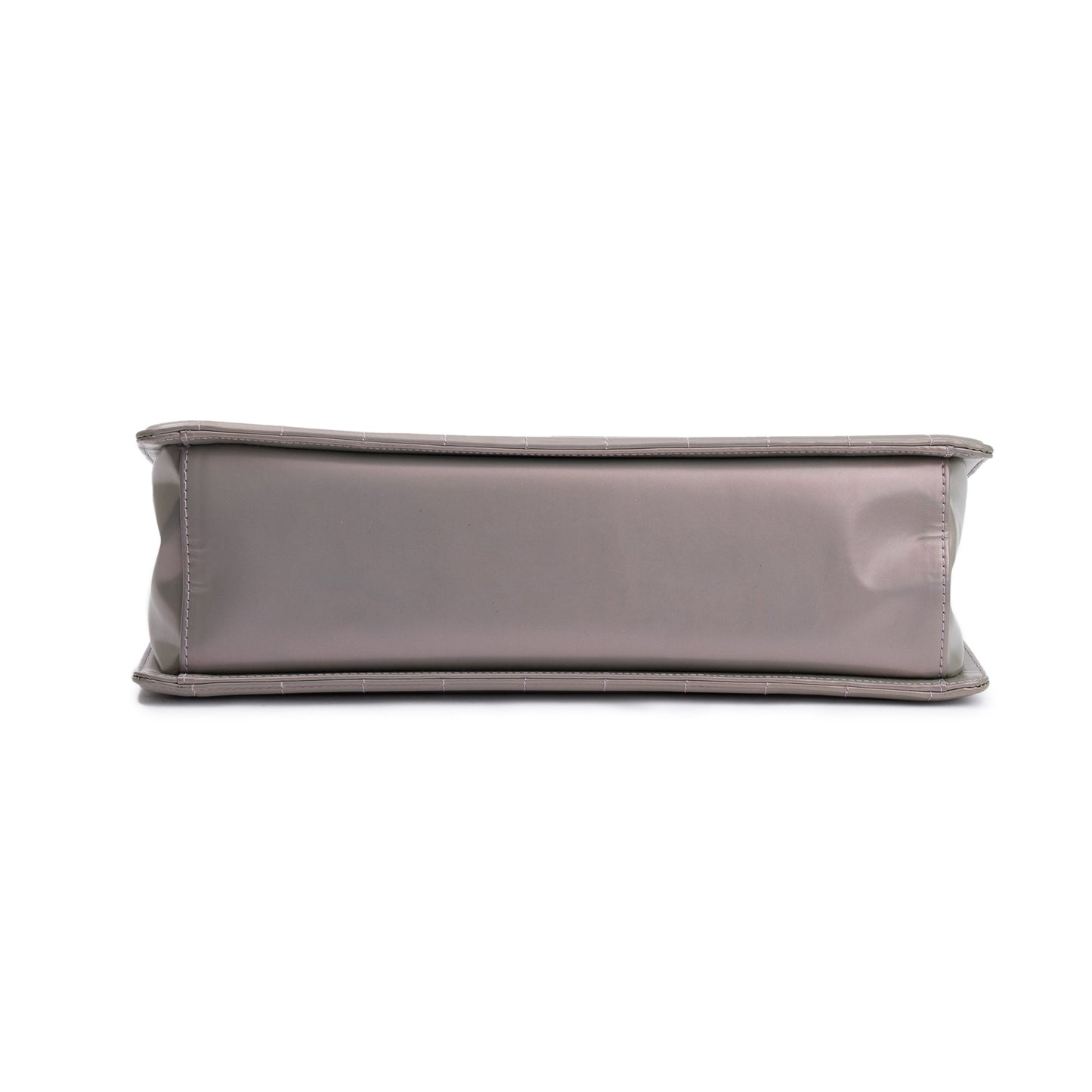 Chanel Iridescent Patent Leather Reverso Boy Shopping Tote