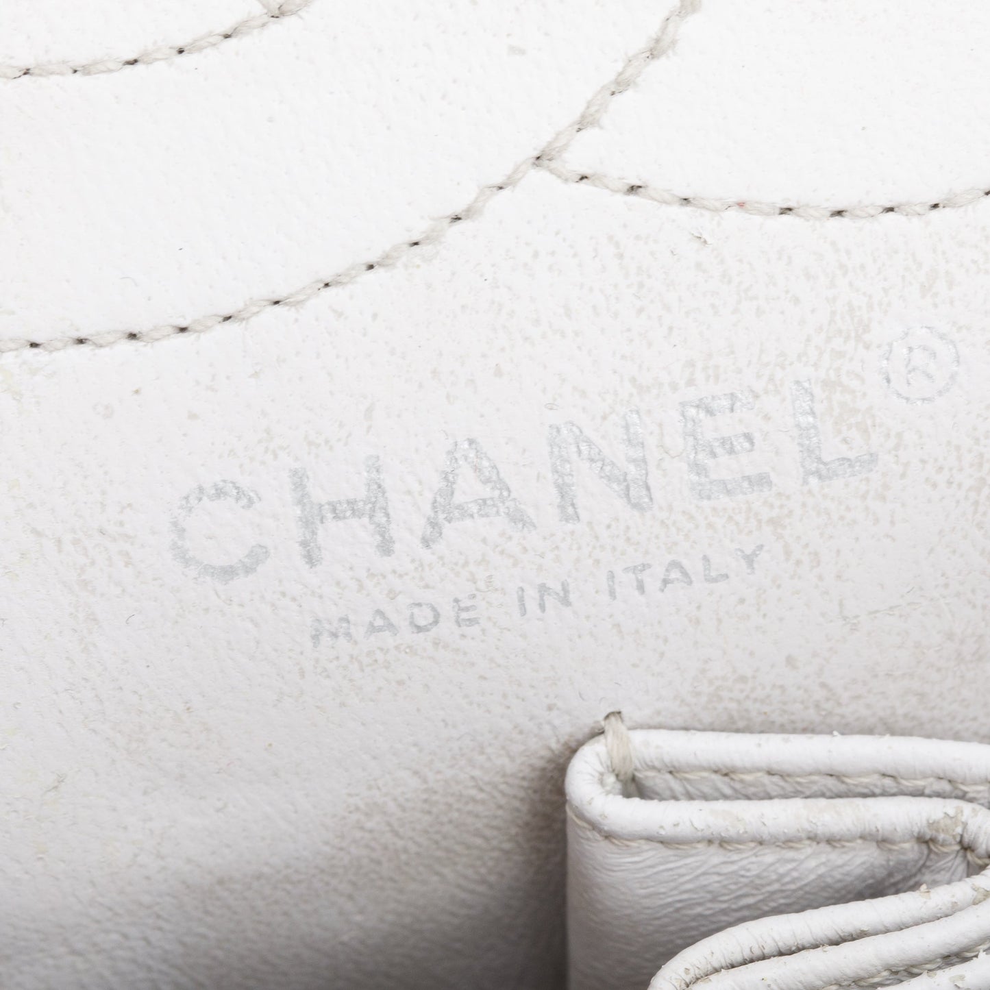 Chanel Ivory Aged Calfskin Leather 2.55 Reissue 226 Double Flap Bag