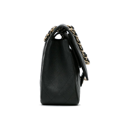 Chanel Jumbo Classic Caviar Double Flap (SHG-KP2qbj)