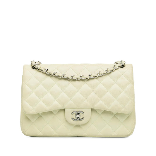 Chanel Jumbo Classic Caviar Double Flap (SHG-7xwikt)
