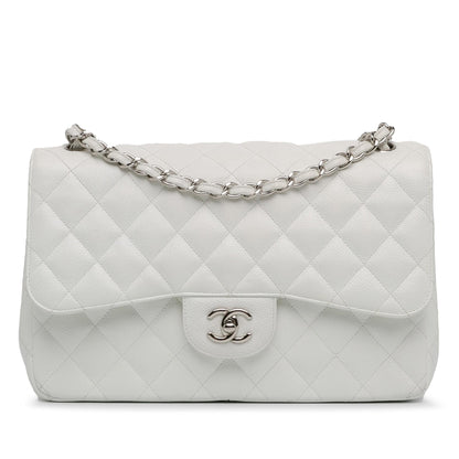 Chanel Jumbo Classic Caviar Double Flap (SHG-2x97Of)