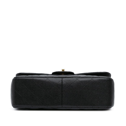 Chanel Jumbo Classic Caviar Double Flap (SHG-uGolu5)