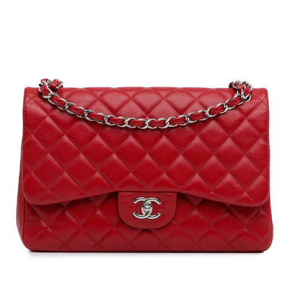 Chanel Jumbo Classic Caviar Double Flap (SHG-DAHxqp)