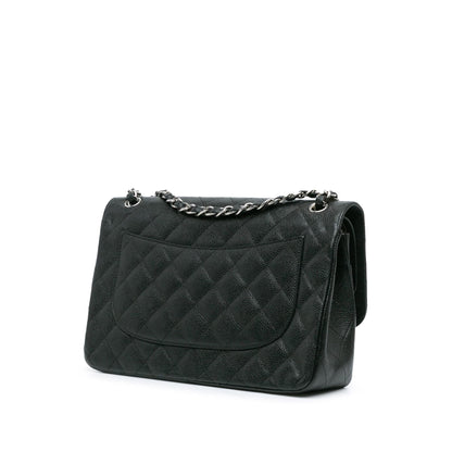 Chanel Jumbo Classic Caviar Double Flap (SHG-5svgjl)